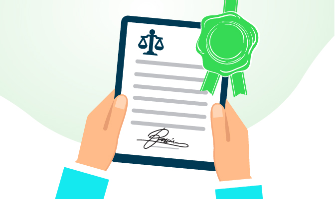 אימות חתימה נוטריון באמצעות מערכת חתימה ירוקה